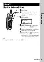 Предварительный просмотр 13 страницы Sony SPP-N1025 - Cordless Telephone Operating Instructions Manual