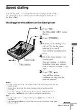 Предварительный просмотр 25 страницы Sony SPP-N1025 - Cordless Telephone Operating Instructions Manual