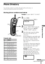 Предварительный просмотр 27 страницы Sony SPP-N1025 - Cordless Telephone Operating Instructions Manual