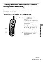 Предварительный просмотр 35 страницы Sony SPP-N1025 - Cordless Telephone Operating Instructions Manual