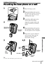 Предварительный просмотр 49 страницы Sony SPP-N1025 - Cordless Telephone Operating Instructions Manual