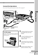 Предварительный просмотр 9 страницы Sony SPP-S2430 - Cordless Telephone Operating Instructions Manual