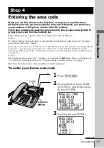 Предварительный просмотр 13 страницы Sony SPP-S2430 - Cordless Telephone Operating Instructions Manual