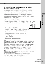 Предварительный просмотр 15 страницы Sony SPP-S2430 - Cordless Telephone Operating Instructions Manual