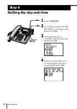 Предварительный просмотр 22 страницы Sony SPP-S2430 - Cordless Telephone Operating Instructions Manual