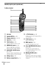 Предварительный просмотр 26 страницы Sony SPP-S2430 - Cordless Telephone Operating Instructions Manual