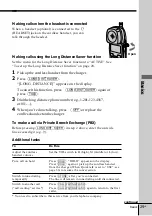 Предварительный просмотр 29 страницы Sony SPP-S2430 - Cordless Telephone Operating Instructions Manual