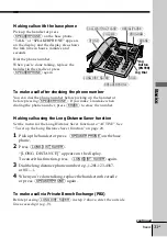 Предварительный просмотр 31 страницы Sony SPP-S2430 - Cordless Telephone Operating Instructions Manual