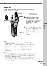 Предварительный просмотр 33 страницы Sony SPP-S2430 - Cordless Telephone Operating Instructions Manual