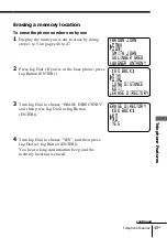 Предварительный просмотр 45 страницы Sony SPP-S2430 - Cordless Telephone Operating Instructions Manual