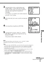 Предварительный просмотр 47 страницы Sony SPP-S2430 - Cordless Telephone Operating Instructions Manual