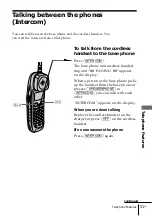 Предварительный просмотр 51 страницы Sony SPP-S2430 - Cordless Telephone Operating Instructions Manual