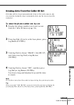 Предварительный просмотр 57 страницы Sony SPP-S2430 - Cordless Telephone Operating Instructions Manual