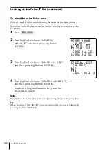 Предварительный просмотр 58 страницы Sony SPP-S2430 - Cordless Telephone Operating Instructions Manual