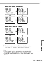 Предварительный просмотр 63 страницы Sony SPP-S2430 - Cordless Telephone Operating Instructions Manual