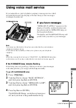 Предварительный просмотр 65 страницы Sony SPP-S2430 - Cordless Telephone Operating Instructions Manual