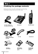 Предварительный просмотр 10 страницы Sony SPP-S2730 - Cordless Telephone Operating Instructions Manual