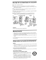 Предварительный просмотр 28 страницы Sony SPP-S9000 - Cordless Telephone Operating Instructions Manual