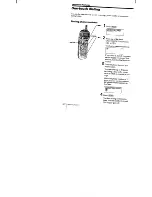 Предварительный просмотр 22 страницы Sony SPP-S9101 - Cordless Telephone Operating Instructions Manual