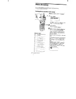 Предварительный просмотр 24 страницы Sony SPP-S9101 - Cordless Telephone Operating Instructions Manual