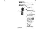 Предварительный просмотр 68 страницы Sony SPP-S9101 - Cordless Telephone Operating Instructions Manual