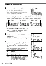 Предварительный просмотр 42 страницы Sony SPP-S9226 - Cordless Telephone Operating Instructions Manual