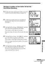 Предварительный просмотр 63 страницы Sony SPP-S9226 - Cordless Telephone Operating Instructions Manual