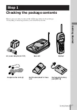 Предварительный просмотр 7 страницы Sony SPP-SS960 - Cordless 900 Mhz Telephone Operating Instructions Manual