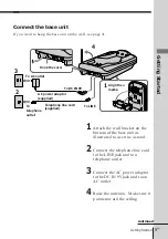 Предварительный просмотр 9 страницы Sony SPP-SS960 - Cordless 900 Mhz Telephone Operating Instructions Manual