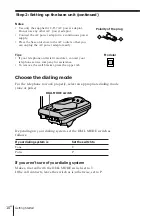 Предварительный просмотр 10 страницы Sony SPP-SS960 - Cordless 900 Mhz Telephone Operating Instructions Manual