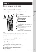 Предварительный просмотр 13 страницы Sony SPP-SS960 - Cordless 900 Mhz Telephone Operating Instructions Manual