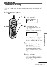 Предварительный просмотр 17 страницы Sony SPP-SS960 - Cordless 900 Mhz Telephone Operating Instructions Manual