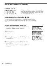 Предварительный просмотр 26 страницы Sony SPP-SS960 - Cordless 900 Mhz Telephone Operating Instructions Manual