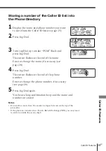 Предварительный просмотр 29 страницы Sony SPP-SS960 - Cordless 900 Mhz Telephone Operating Instructions Manual