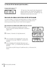 Предварительный просмотр 62 страницы Sony SPP-SS960 - Cordless 900 Mhz Telephone Operating Instructions Manual