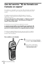 Предварительный просмотр 66 страницы Sony SPP-SS960 - Cordless 900 Mhz Telephone Operating Instructions Manual