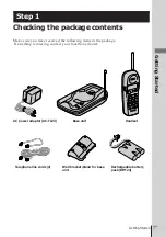 Предварительный просмотр 7 страницы Sony SPP-SS961 - Cordless Telephone Operating Instructions Manual