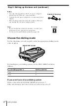 Предварительный просмотр 10 страницы Sony SPP-SS961 - Cordless Telephone Operating Instructions Manual