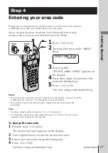 Предварительный просмотр 13 страницы Sony SPP-SS961 - Cordless Telephone Operating Instructions Manual