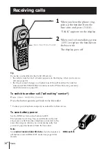 Предварительный просмотр 16 страницы Sony SPP-SS961 - Cordless Telephone Operating Instructions Manual