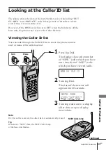 Предварительный просмотр 25 страницы Sony SPP-SS961 - Cordless Telephone Operating Instructions Manual