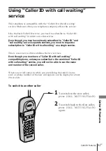 Предварительный просмотр 31 страницы Sony SPP-SS961 - Cordless Telephone Operating Instructions Manual