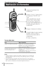 Предварительный просмотр 52 страницы Sony SPP-SS961 - Cordless Telephone Operating Instructions Manual