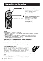 Предварительный просмотр 54 страницы Sony SPP-SS961 - Cordless Telephone Operating Instructions Manual