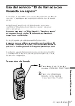 Предварительный просмотр 69 страницы Sony SPP-SS961 - Cordless Telephone Operating Instructions Manual