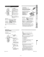 Предварительный просмотр 6 страницы Sony SPP-SS964 Service Manual