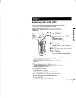 Предварительный просмотр 13 страницы Sony SPP-SS965 - Cordless Telephone Operating Instructions Manual