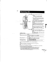 Preview for 17 page of Sony SPP-SS965 - Cordless Telephone Operating Instructions Manual