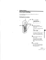 Preview for 19 page of Sony SPP-SS965 - Cordless Telephone Operating Instructions Manual