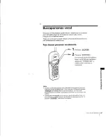 Предварительный просмотр 74 страницы Sony SPP-SS965 - Cordless Telephone Operating Instructions Manual